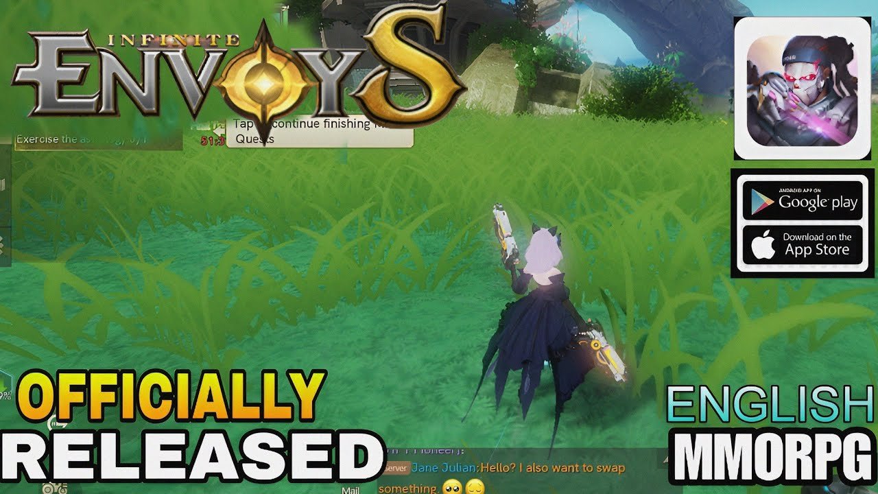 Envoy S: Infinite - Open Beta | MMORPG Gameplay (Android/iOS) - YouTube